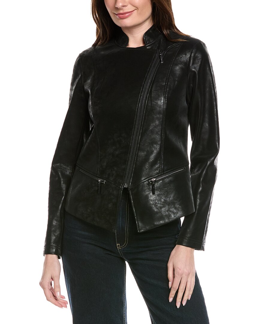 Chaqueta de efecto cuero