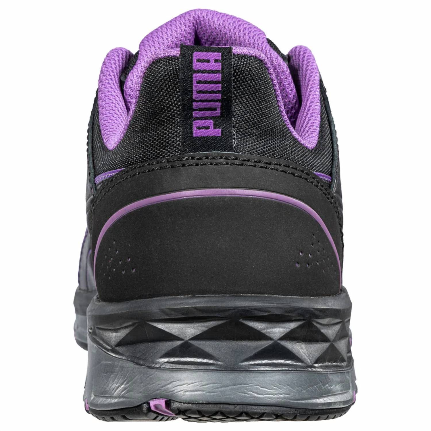 Zapatos de mujer color negro y violeta