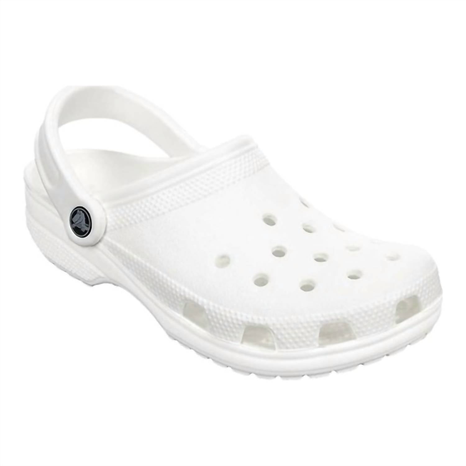 Zuecos de hombre color blanco