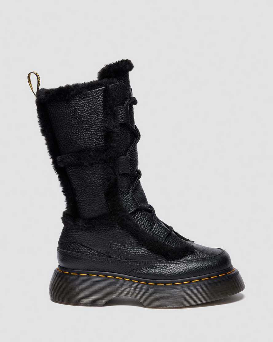 Botas de cuero con cordones