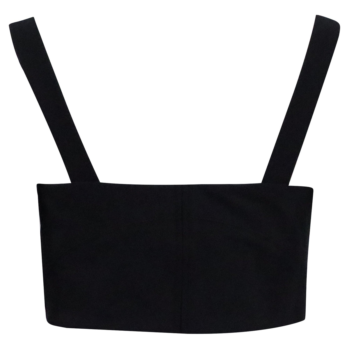 Top sin mangas color negro