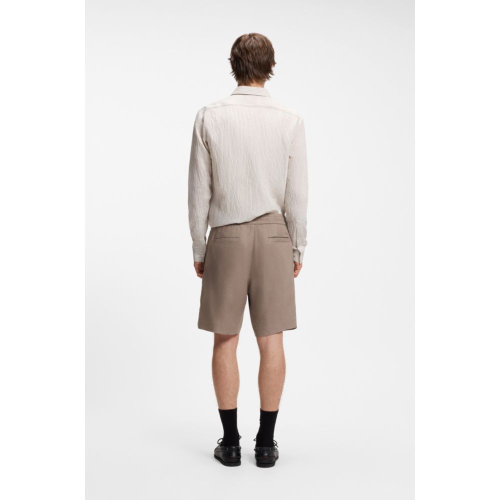 Short de mezcla de lino