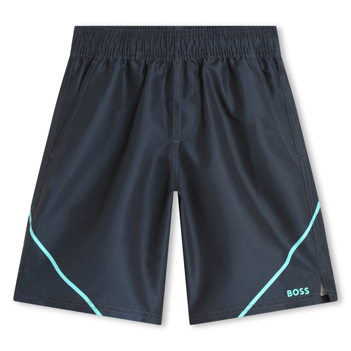 Pantaloneta de baño color azul marino