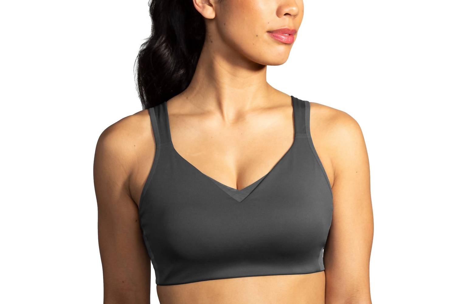 Top deportivo color gris