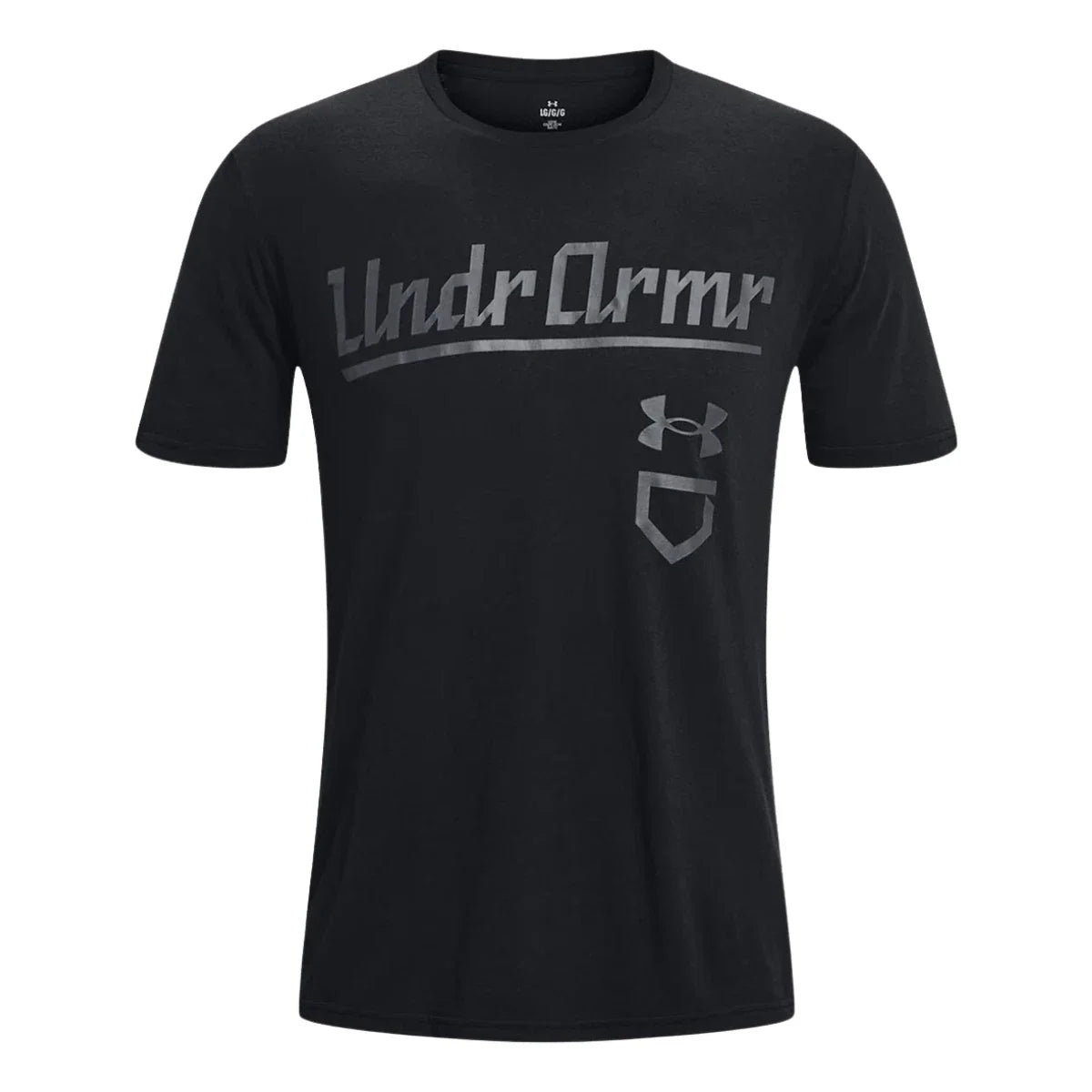 Camiseta de hombre con cuello redondo color negro
