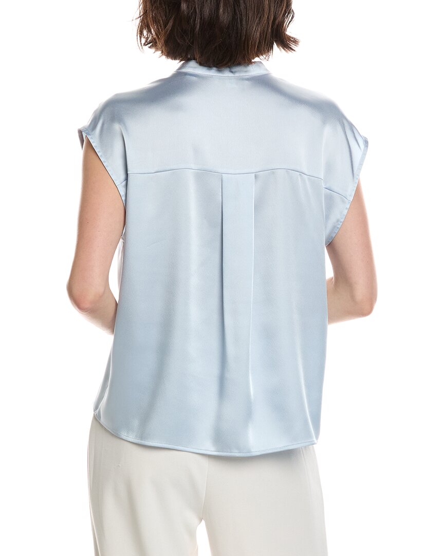 Camiseta sin mangas de satén