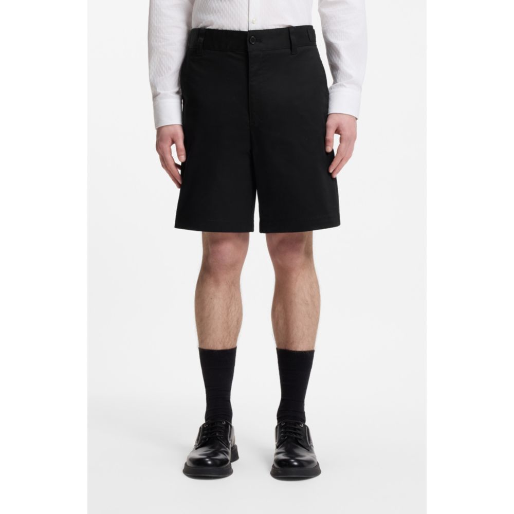 Short de algodón de corte ajustado