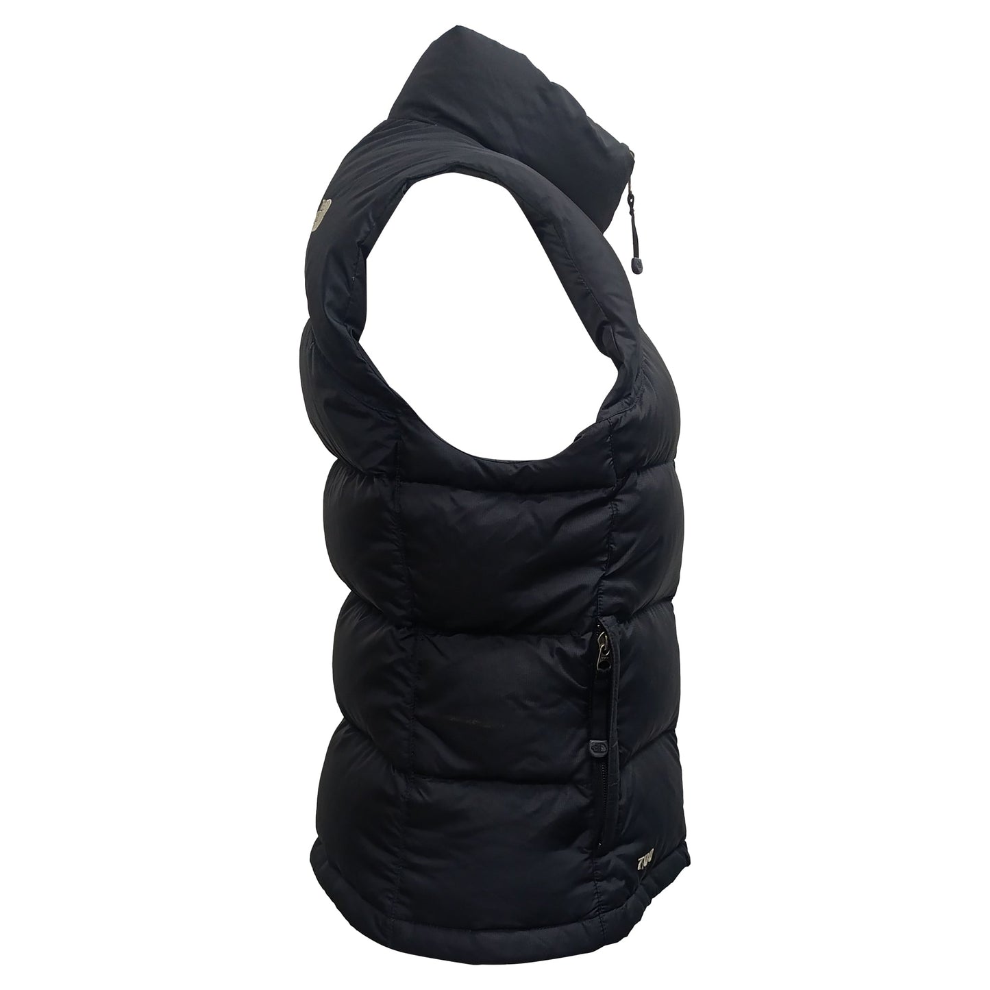 Chaleco de nailon color negro