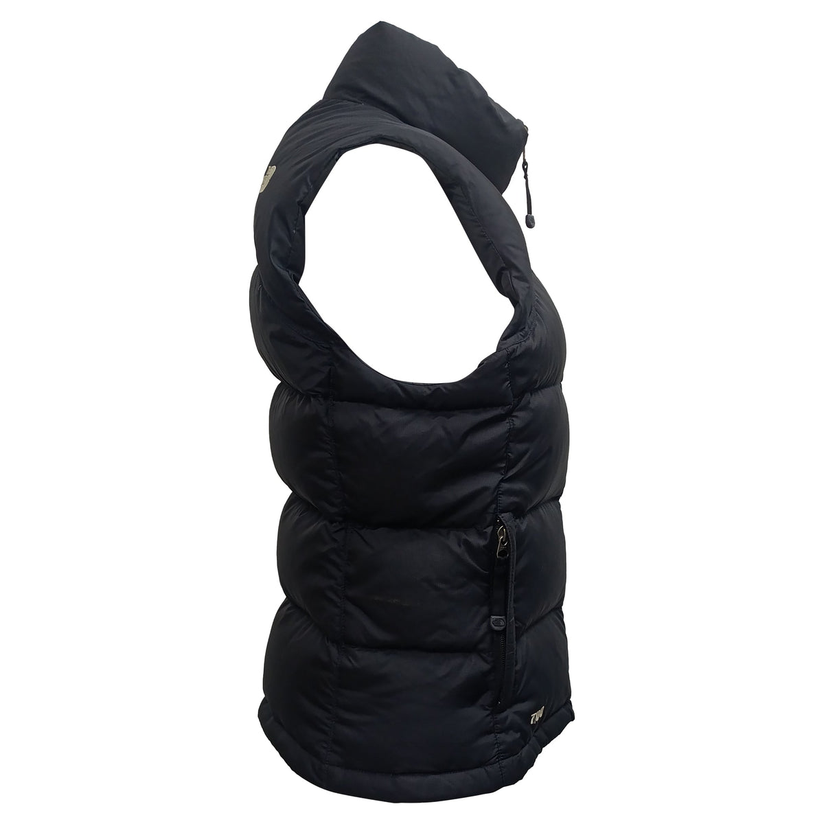 Chaleco de nailon color negro