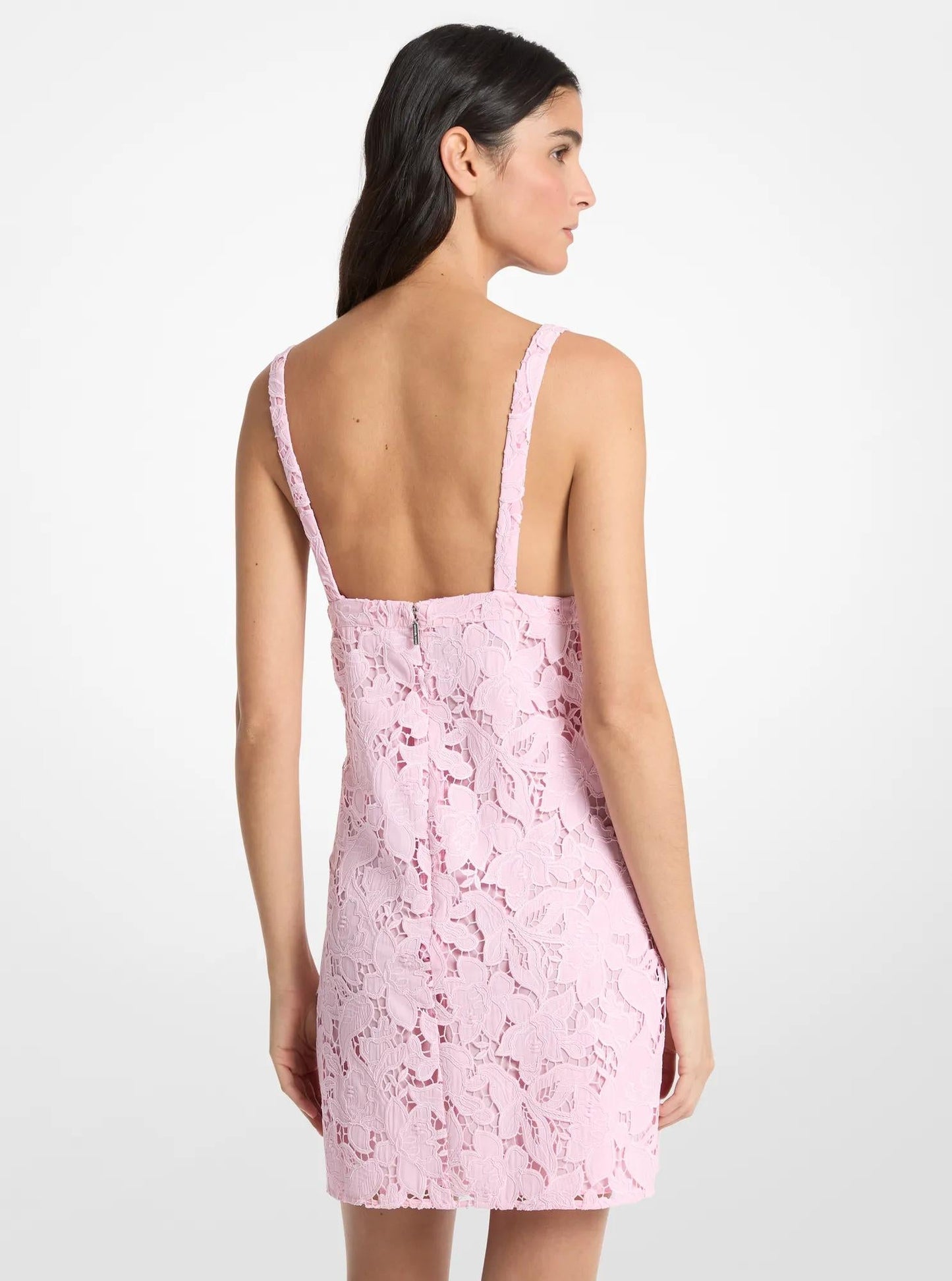 Vestido corto con estampado floral