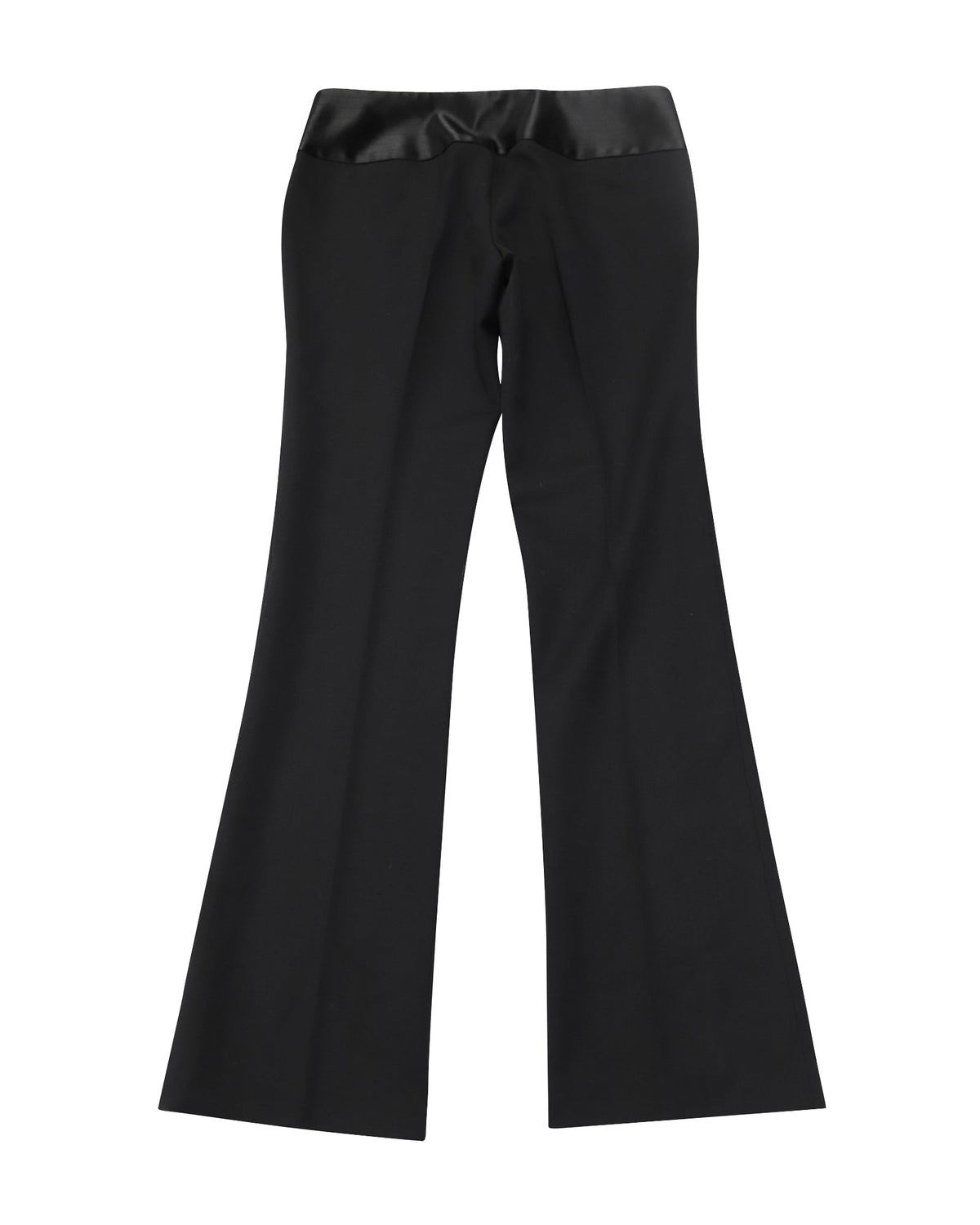 Pantalón de lana color negro