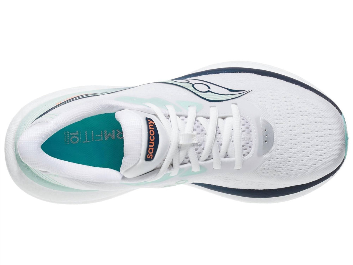 Zapatos de mujer color azul marino y blanco