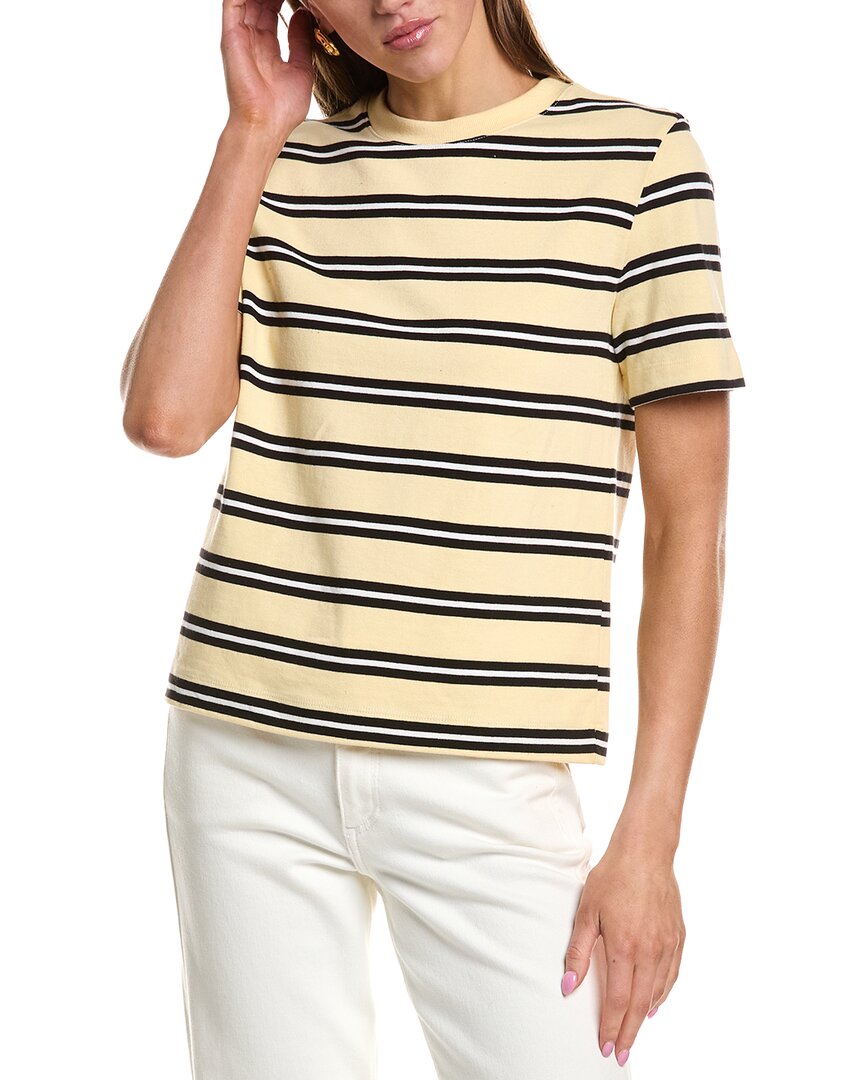 Camiseta con cuello redondo a rayas