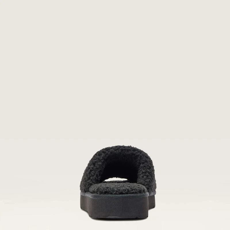 Pantuflas de mujer sin cordones color negro