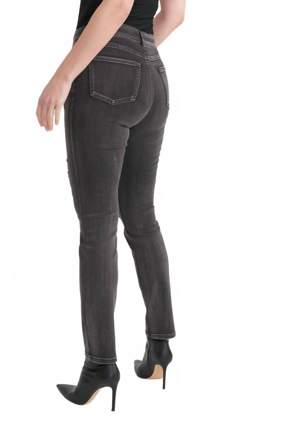 Jean color gris oscuro