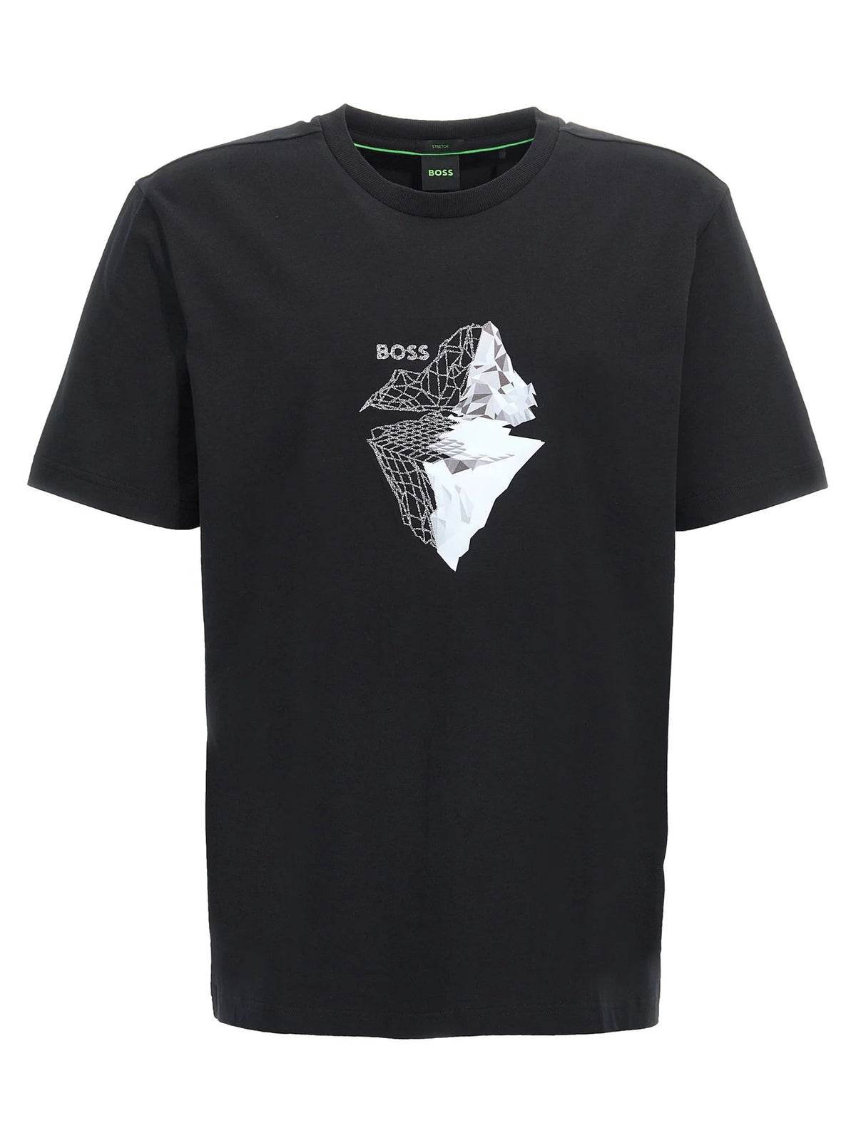 Camiseta de hombre con estampado color negro