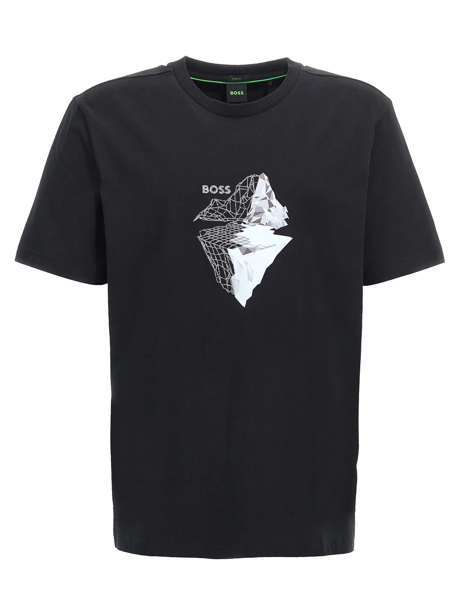 Camiseta de hombre con estampado color negro