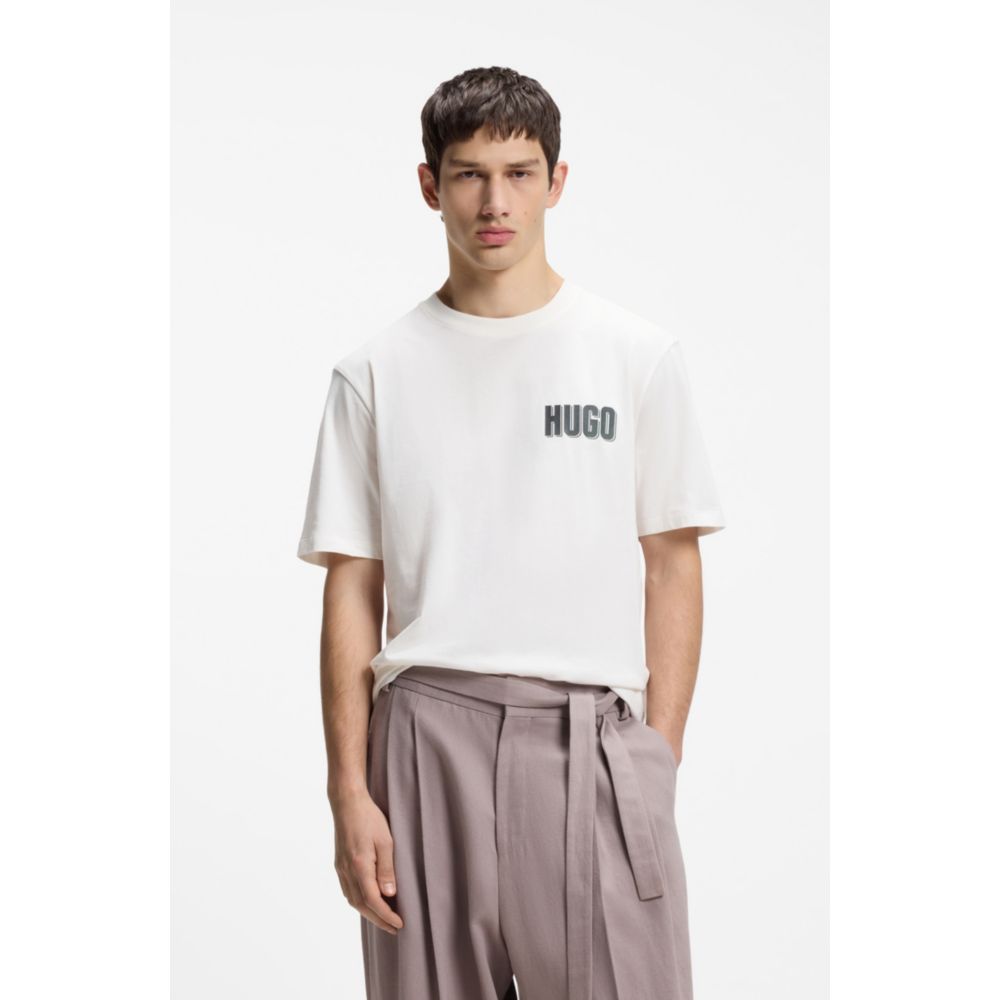 Camiseta de algodón con estampado