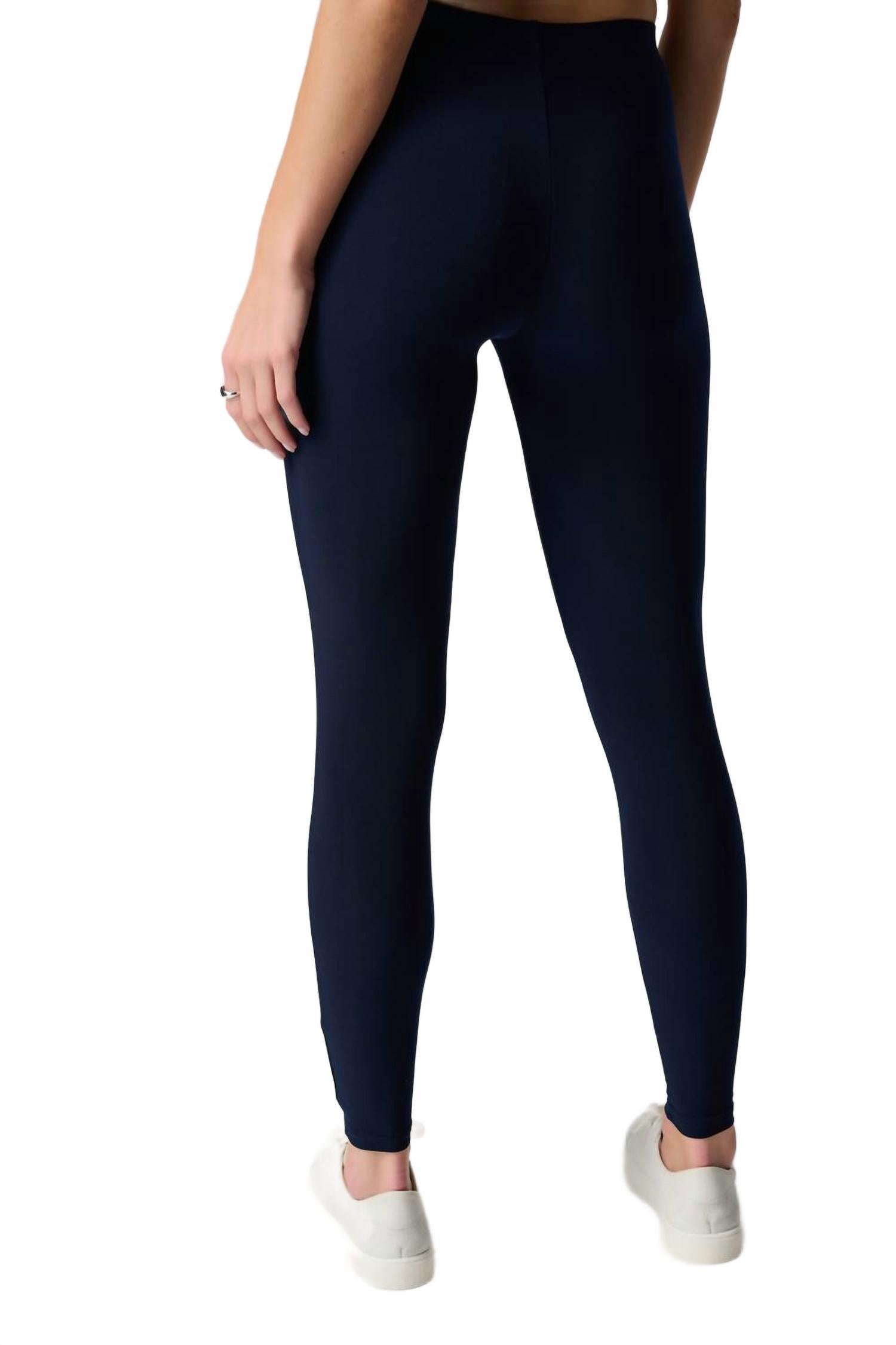 Leggings de corte ajustado color azul marino