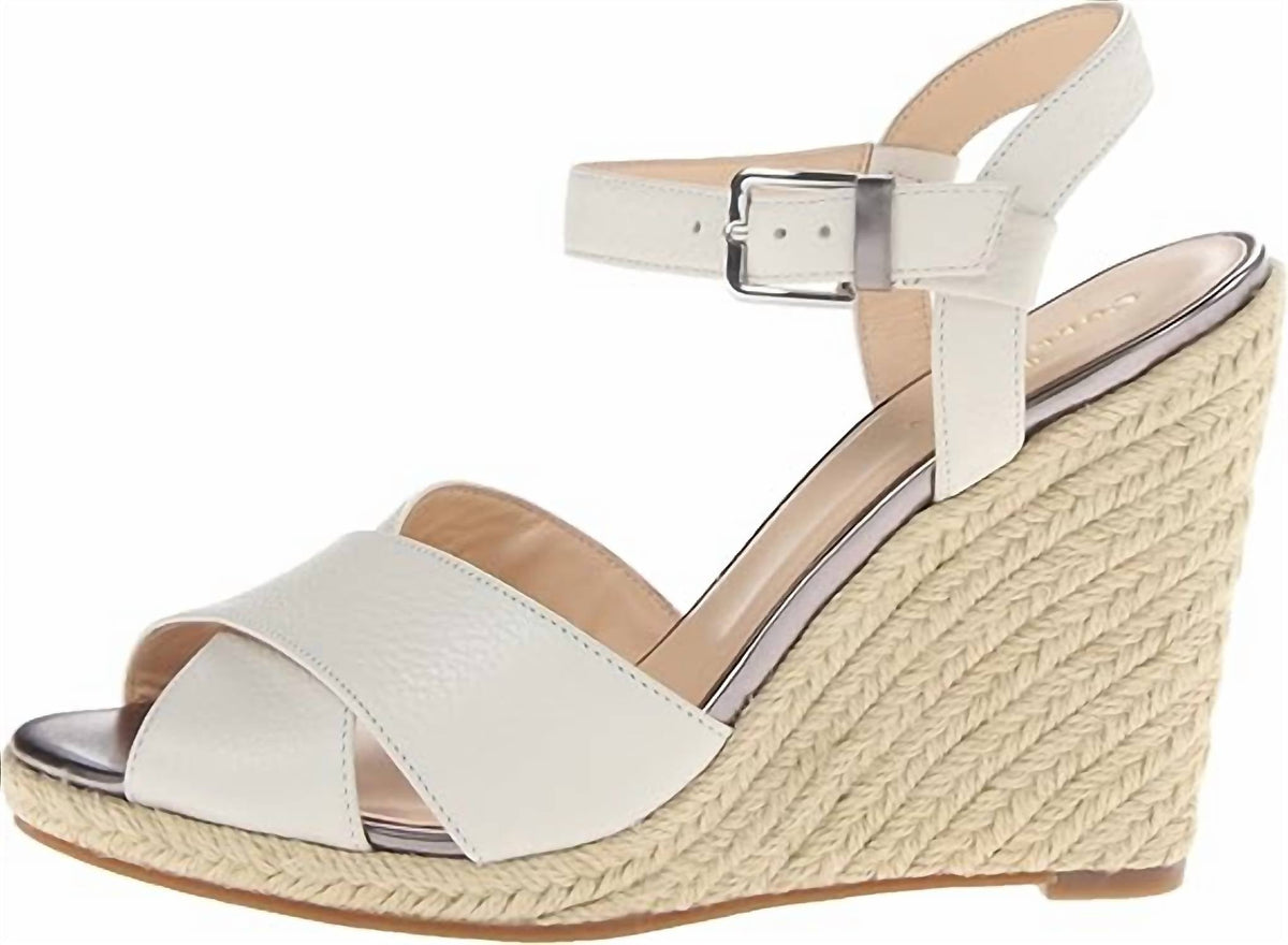 Sandalias de mujer color marfil