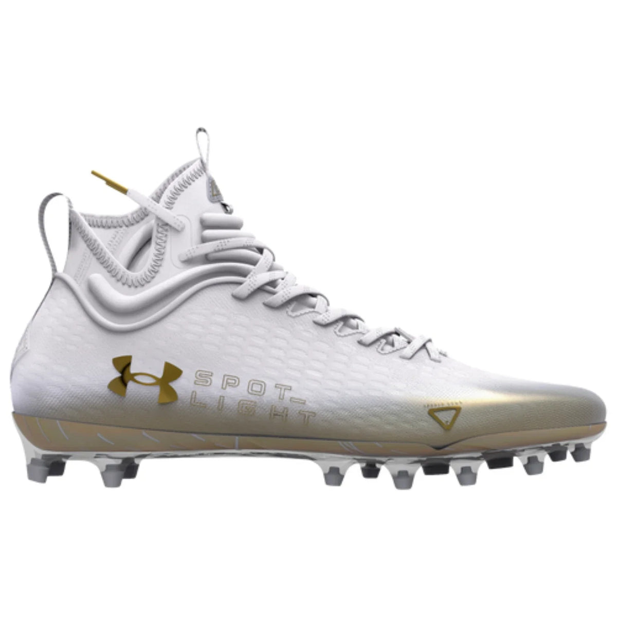 Guayos de hombre color blanco y dorado