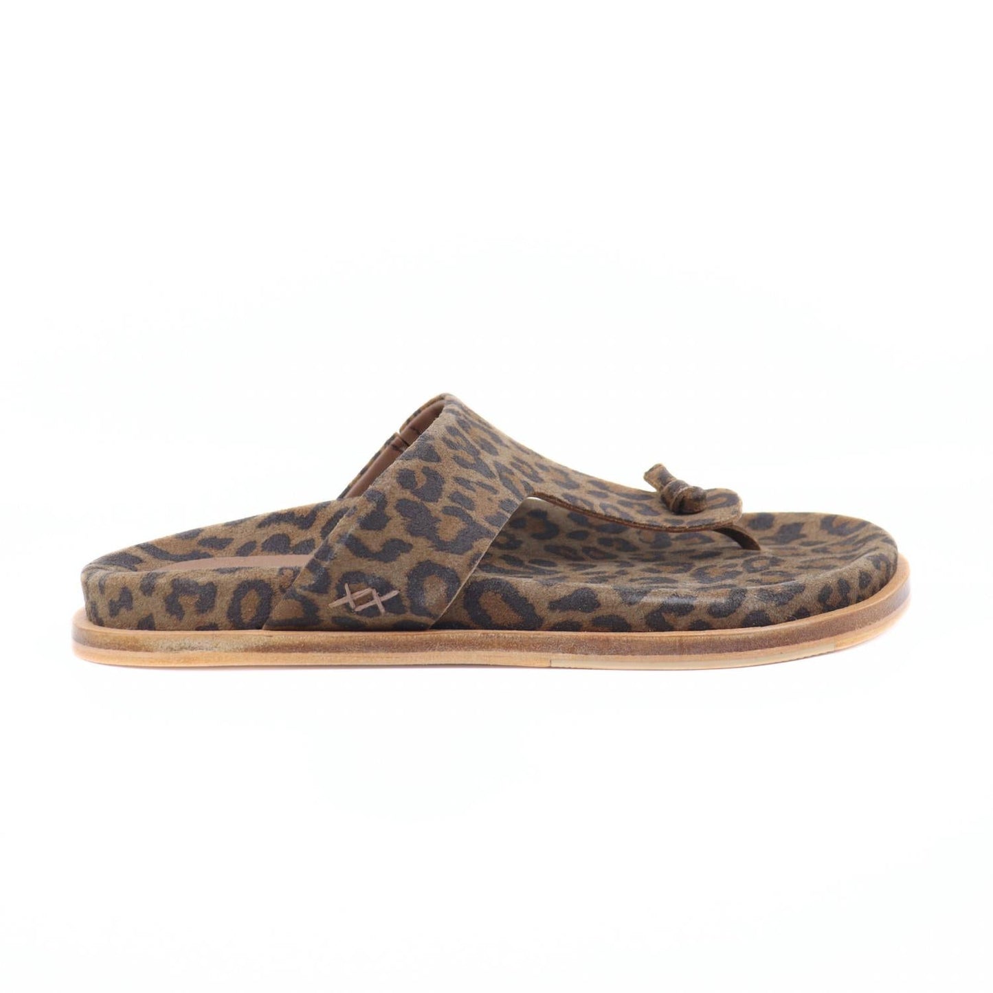 Sandalias de mujer de gamuza color café