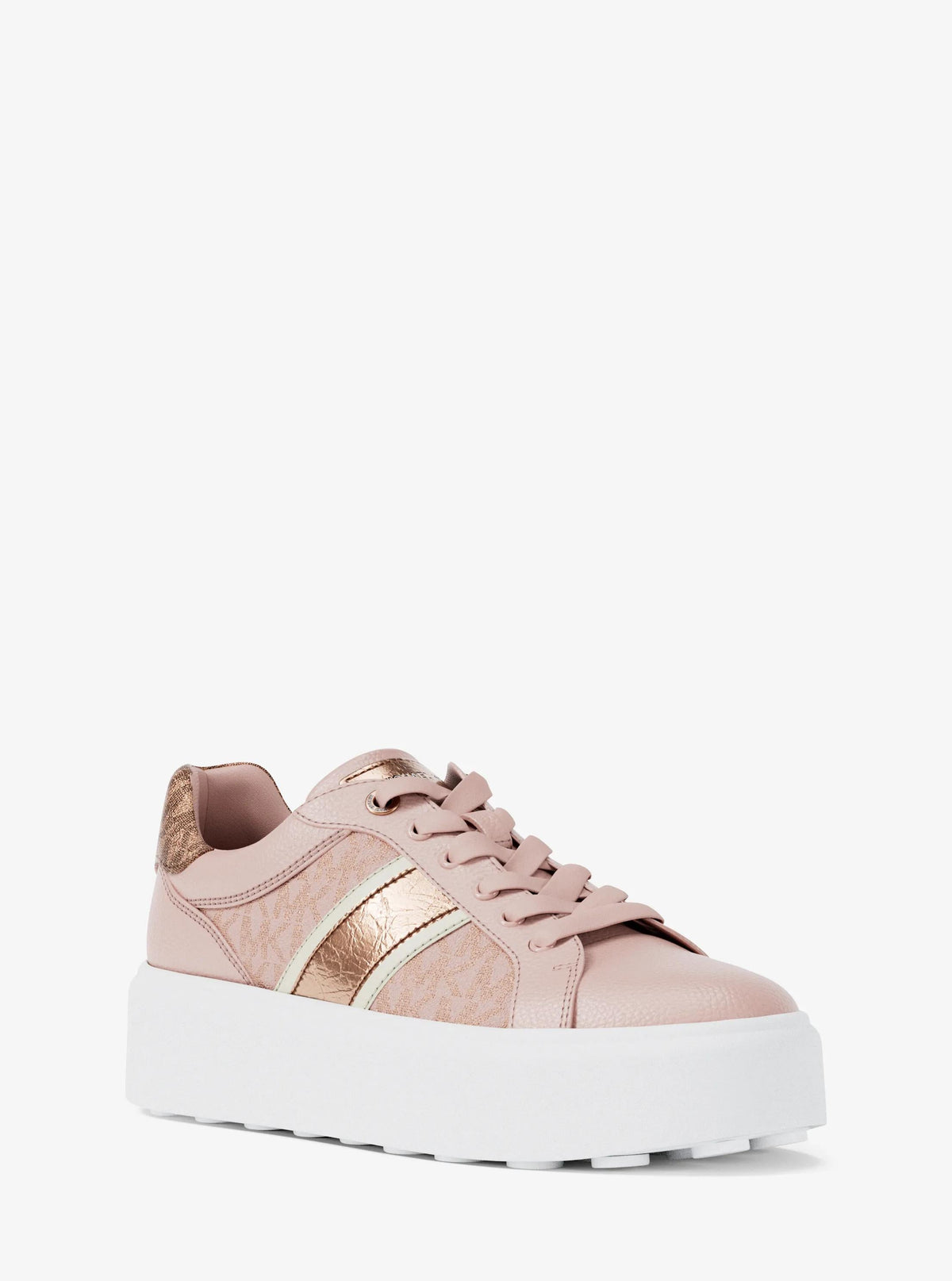 Tenis a rayas con plataforma