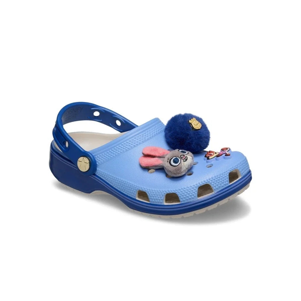 Zuecos infantil sin cordones color azul