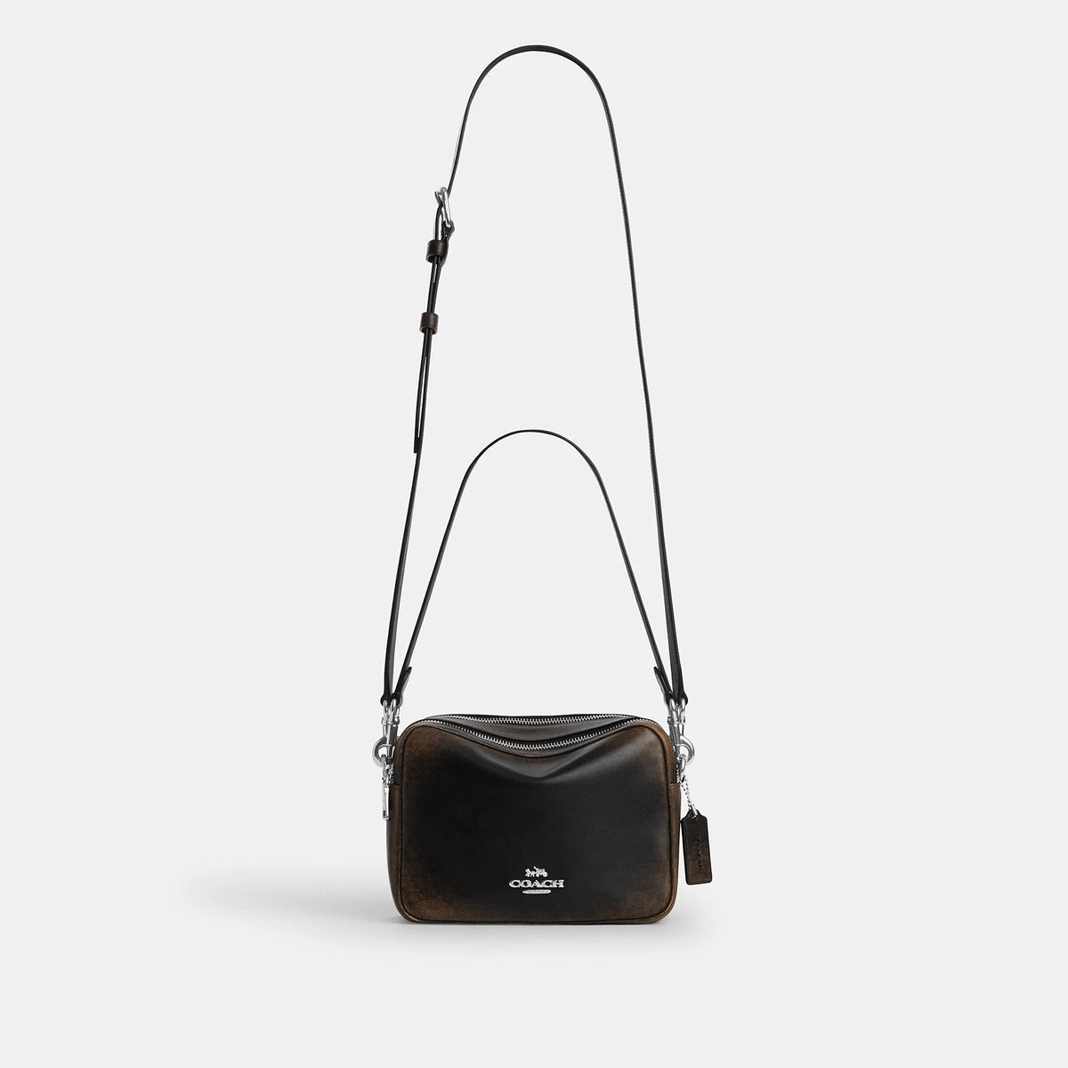 Bolso cruzado de cuero