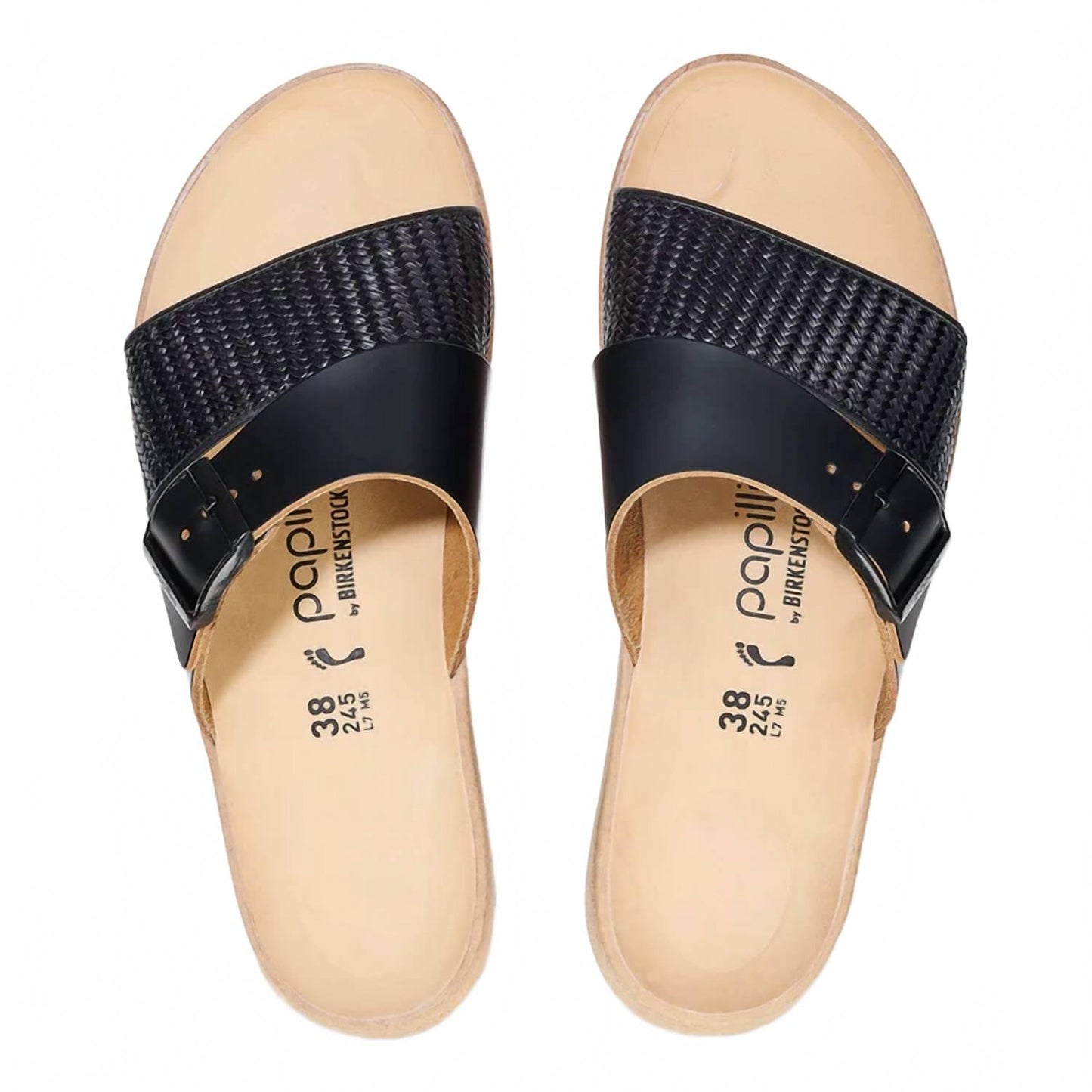 Sandalias de mujer con plataforma color negro