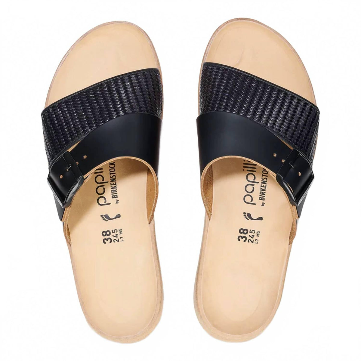 Sandalias de mujer con plataforma color negro