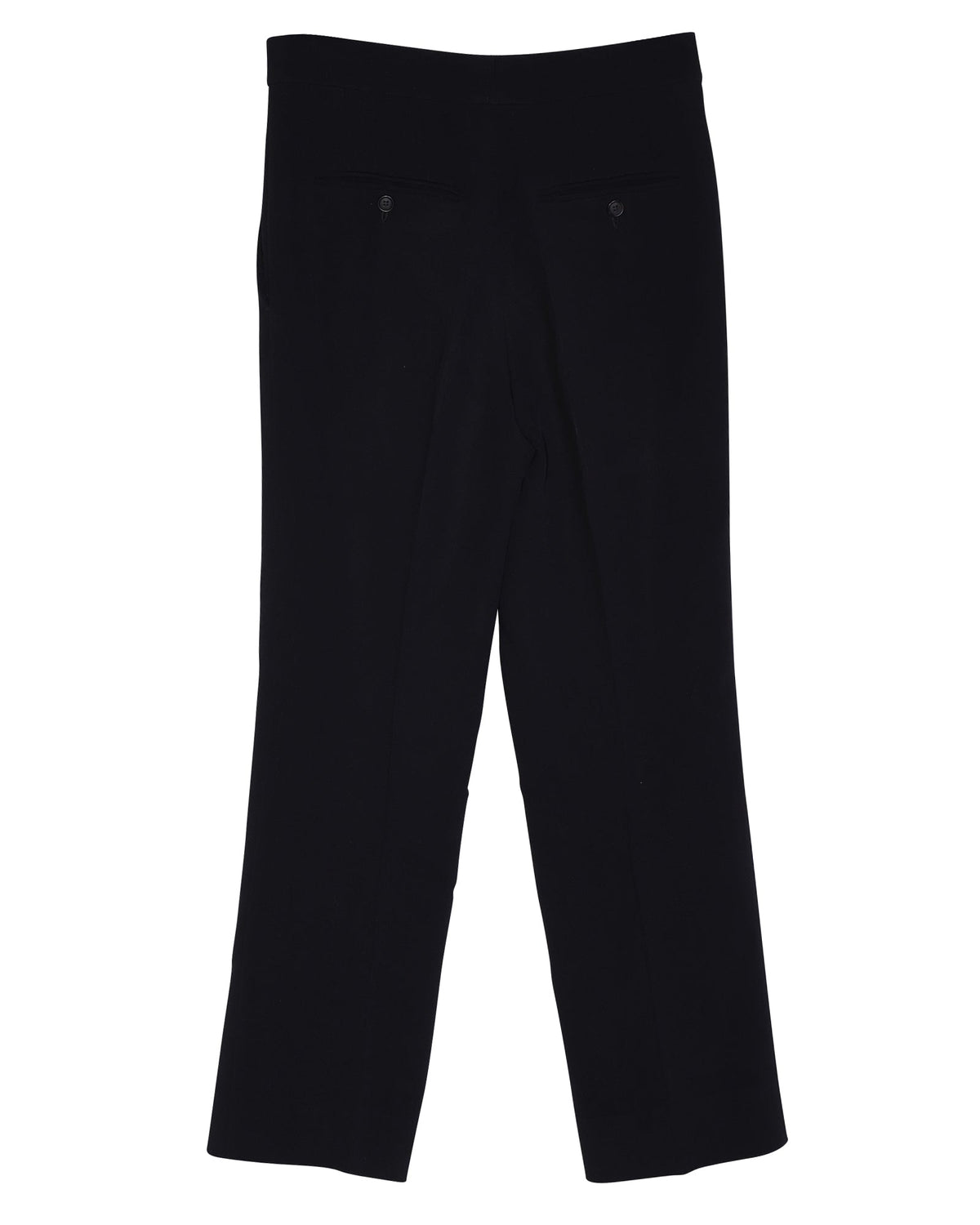 Pantalón de corte recto color negro