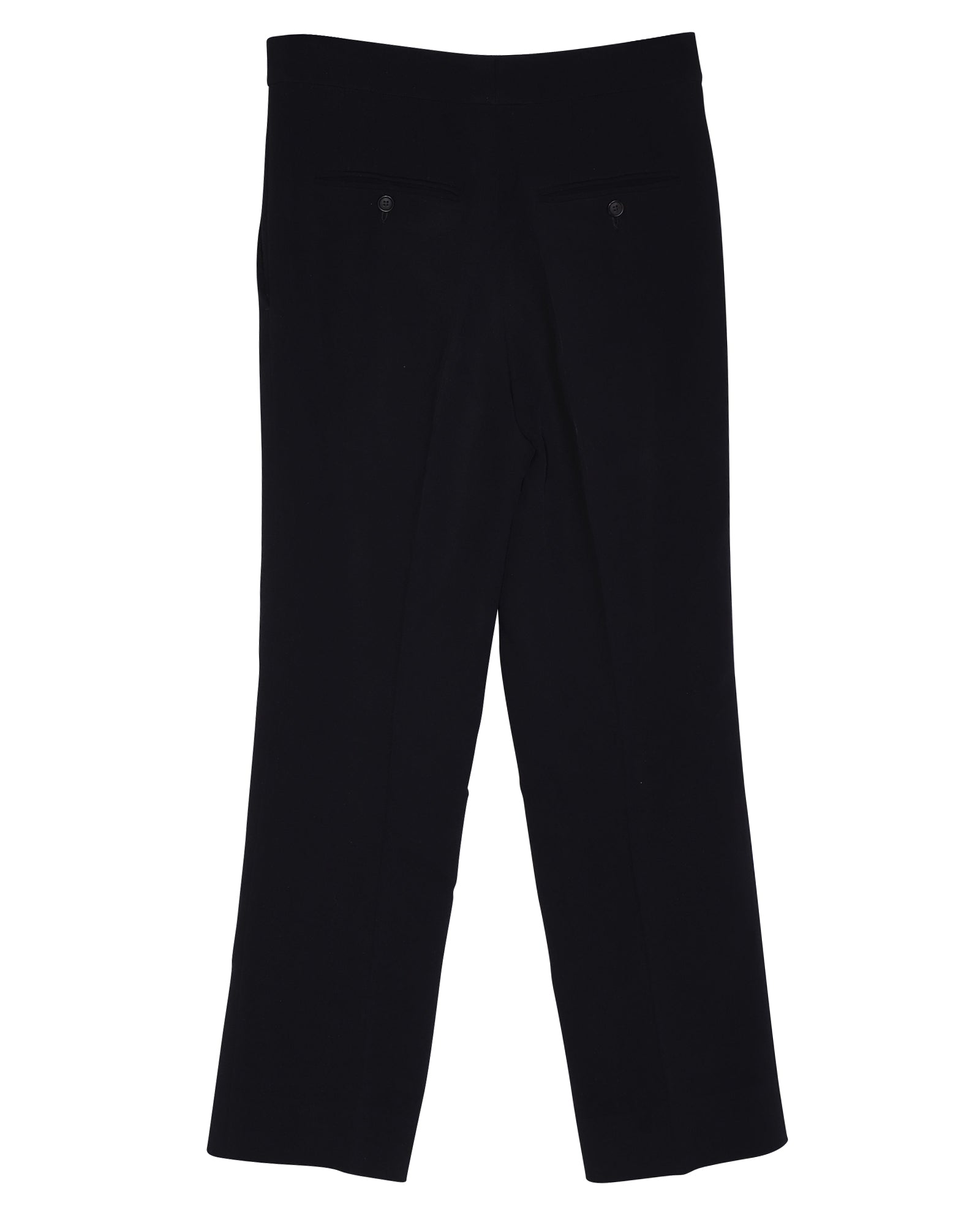 Pantalón de corte recto color negro