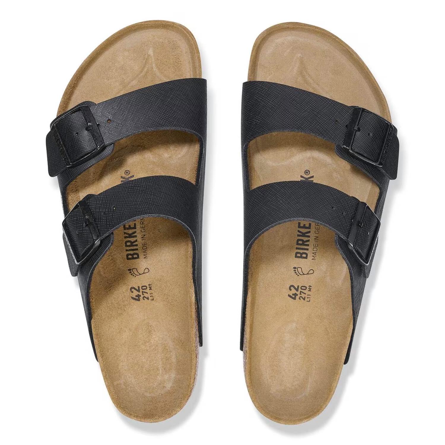 Sandalias unisex color negro