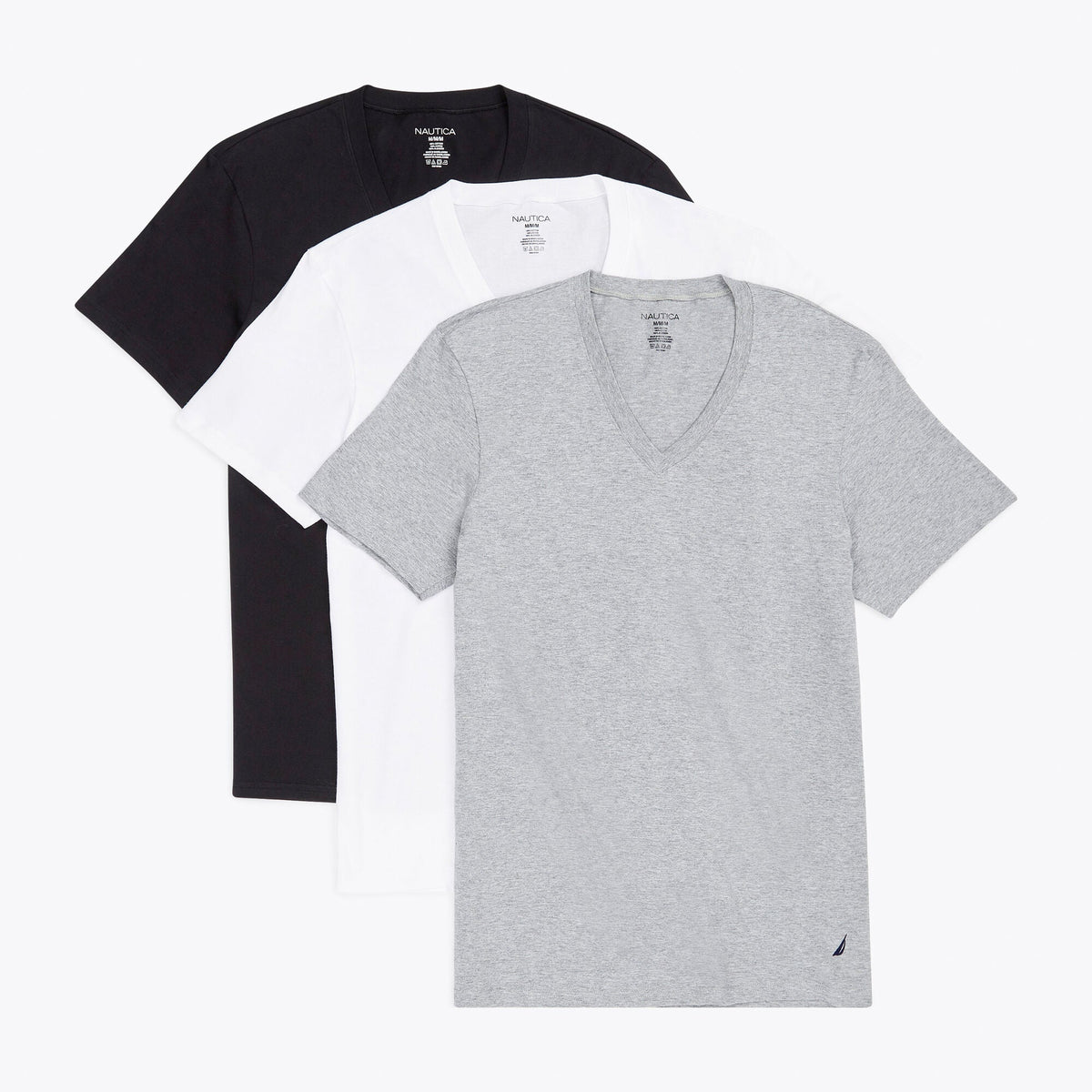 Camiseta de hombre (3 unidades) con cuello en V