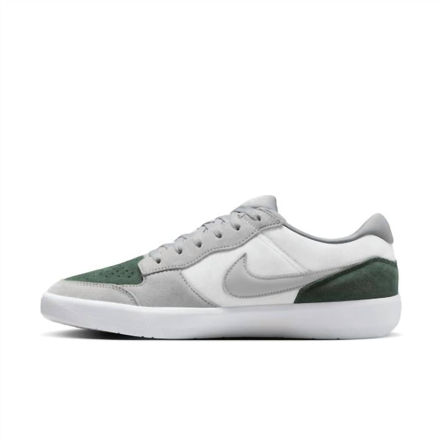 Tenis de hombre color blanco y plateado