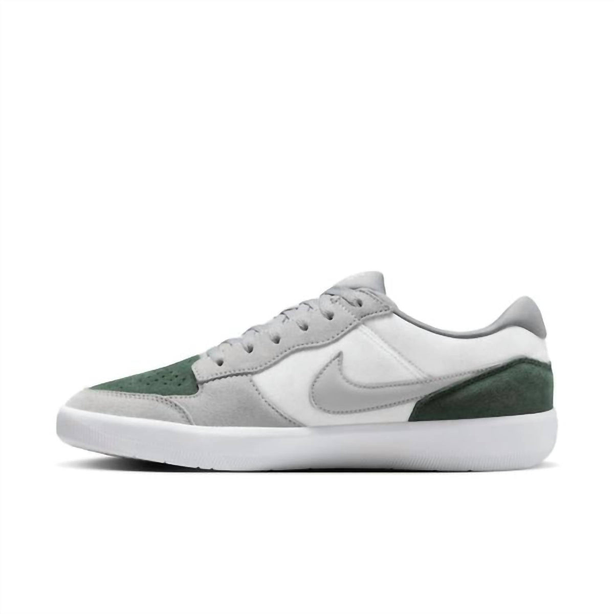 Tenis de hombre color blanco y plateado
