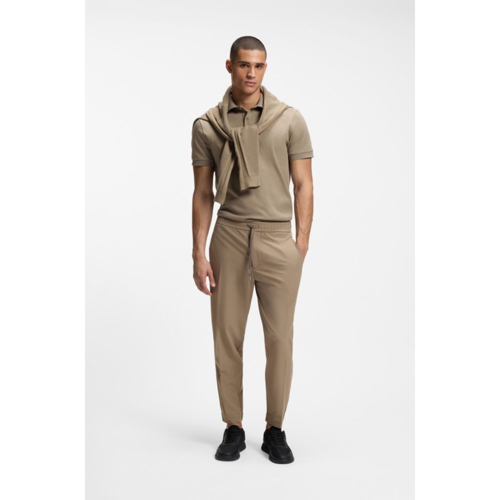 Polo de algodón de corte ajustado