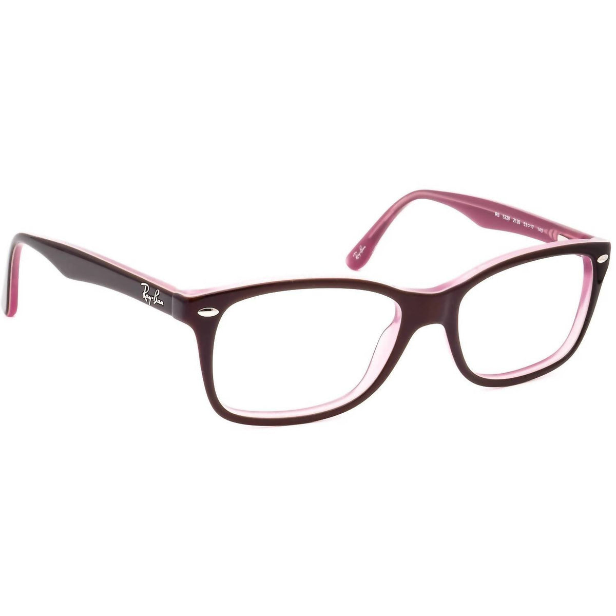 Montura para gafas unisex color café y rosado