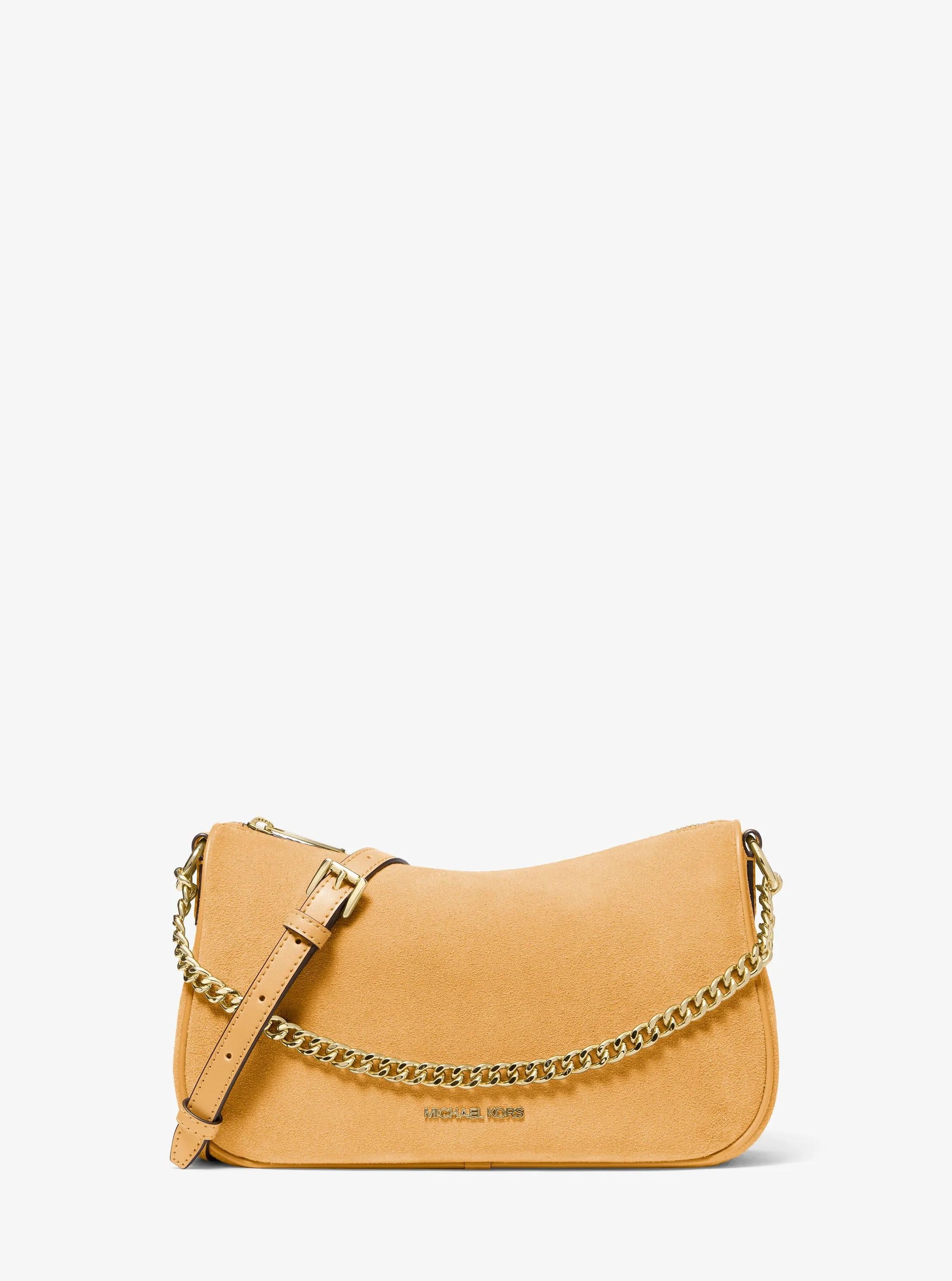 Bolso cruzado de gamuza