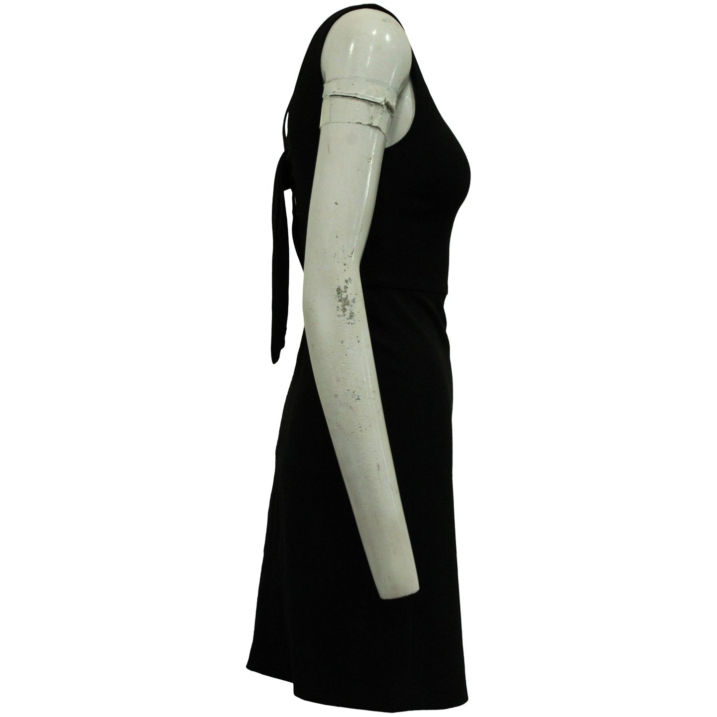 Vestido corto sin mangas color negro