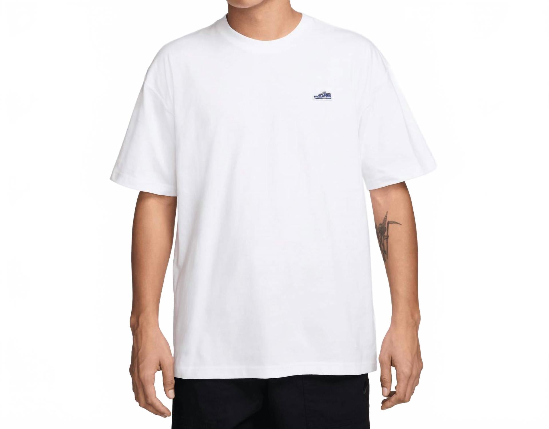 Camiseta con cuello redondo color blanco