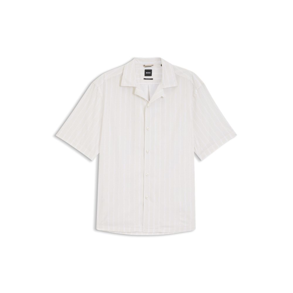 Camisa de algodón de corte amplio