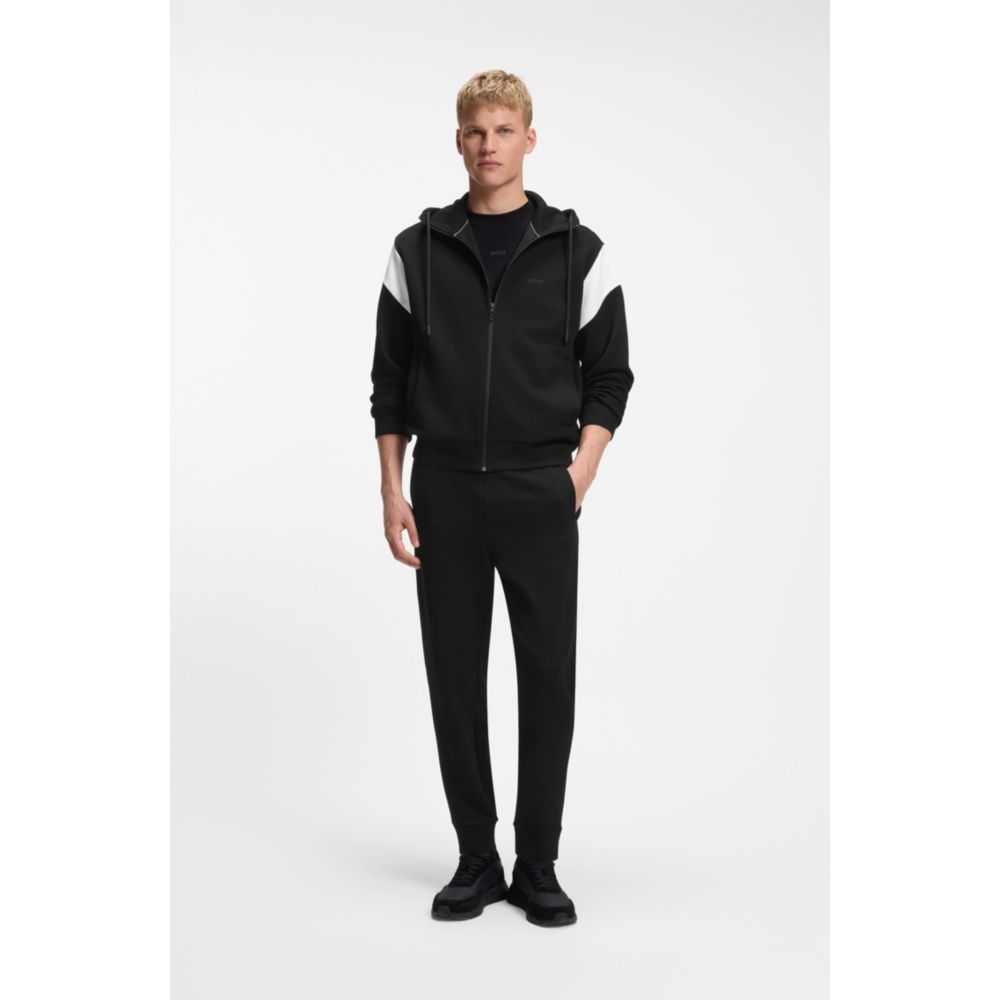 Pantalón deportivo de mezcla de algodón con bordado