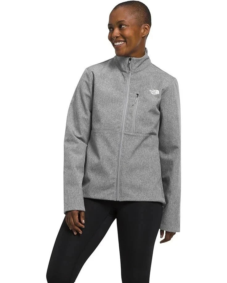 Chaqueta de mujer con cuello alto color gris