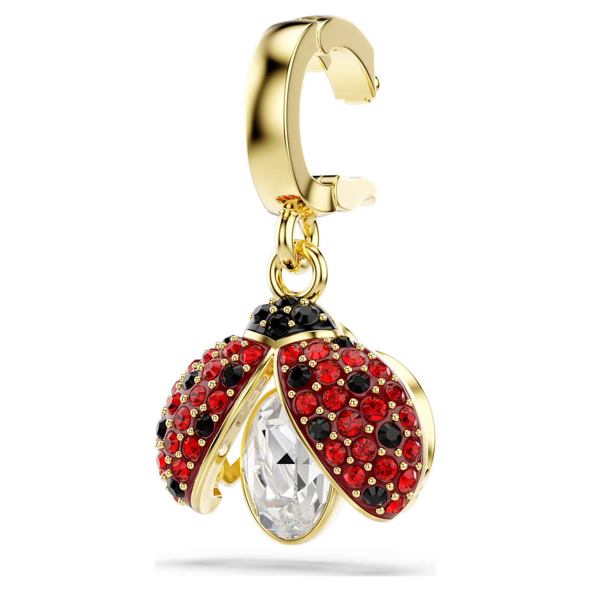 Dije color rojo y dorado