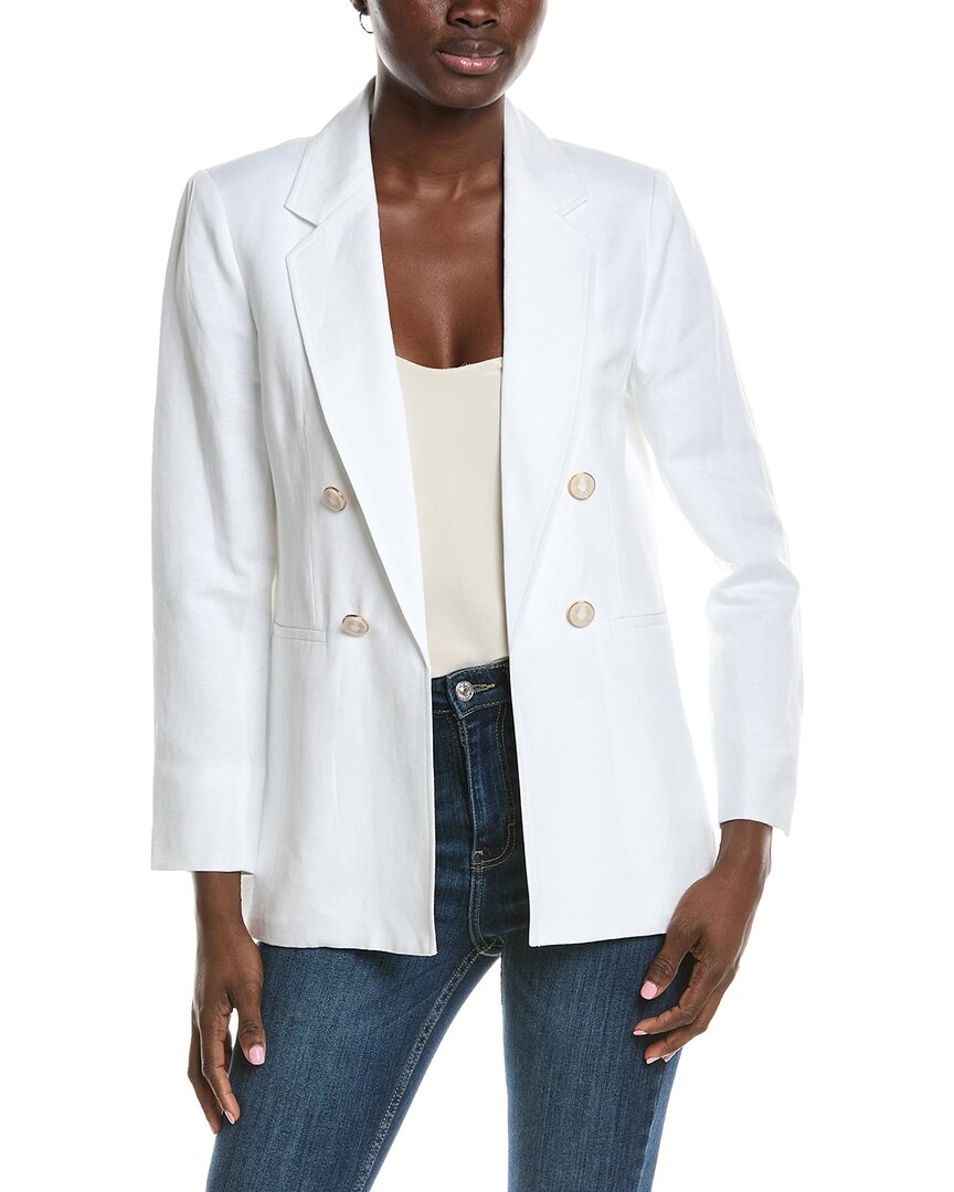 Blazer de mezcla de lino