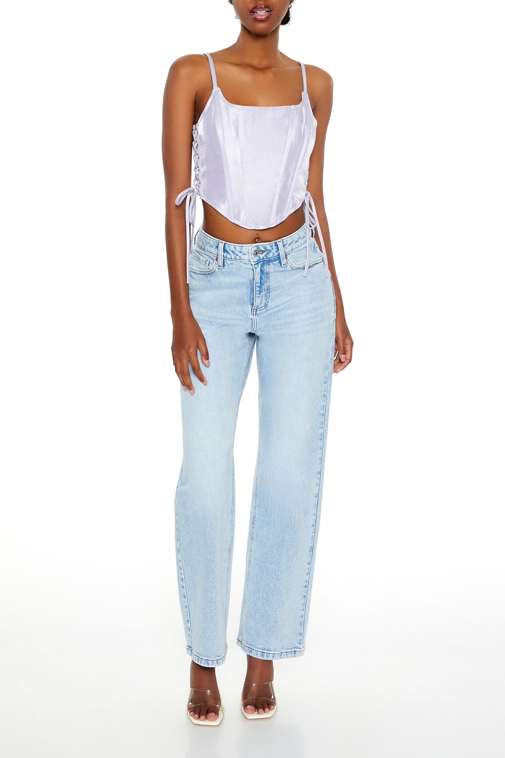 Camiseta sin mangas con cordones