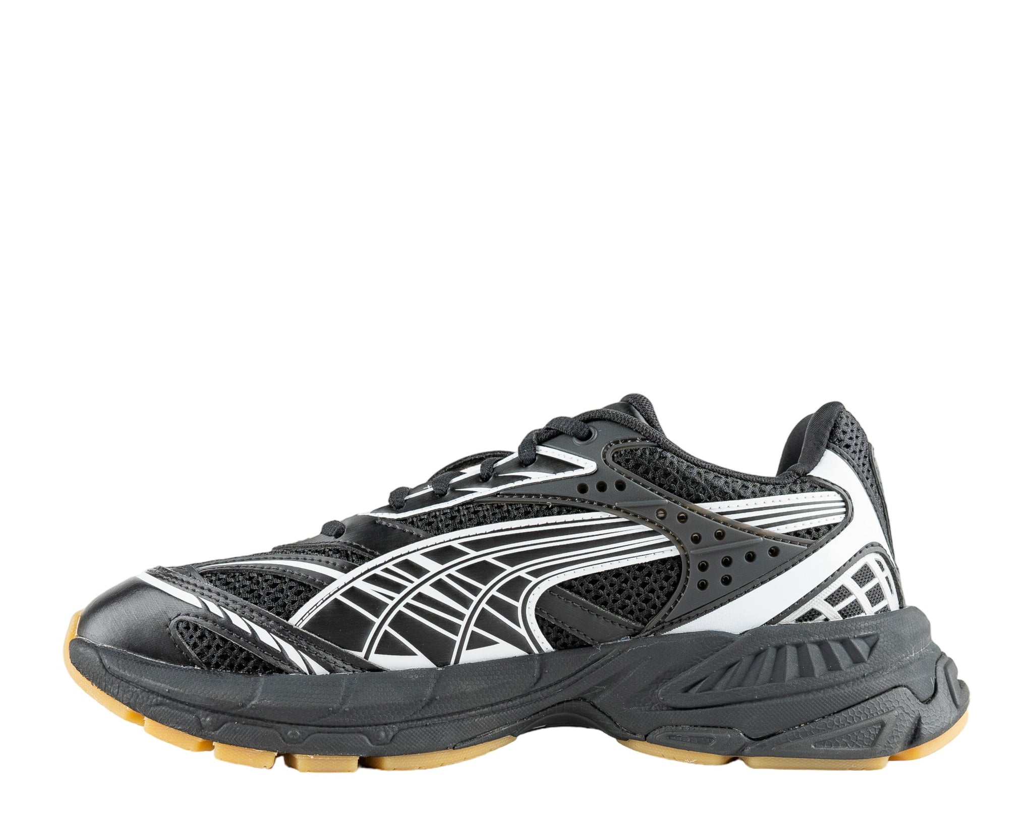 Tenis de hombre color negro y blanco