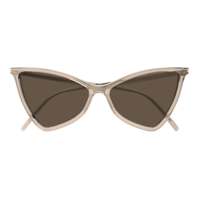 Gafas color café y nude